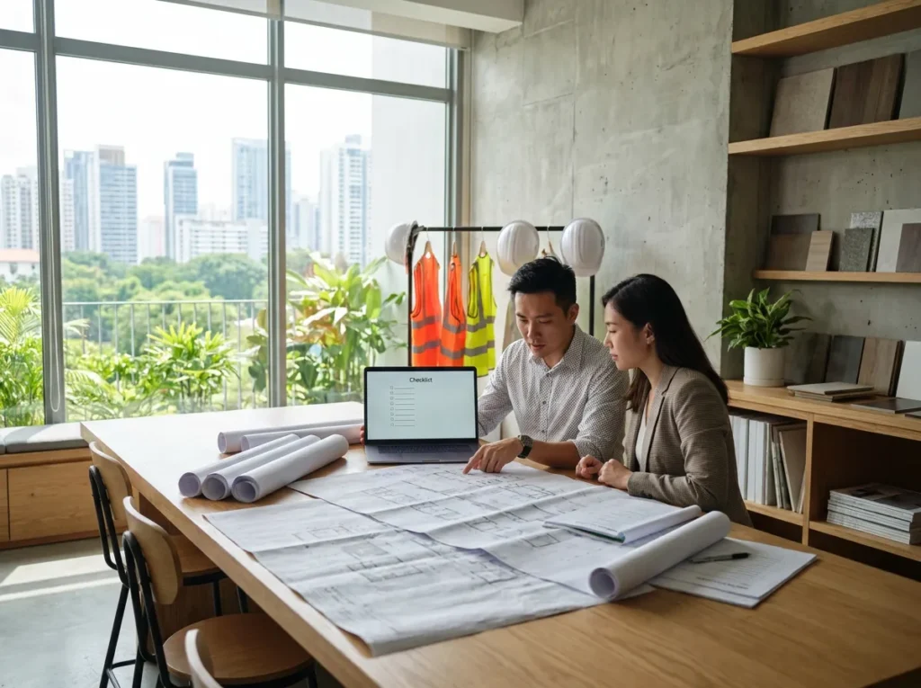 Permits and approvals for a Singapore office renovation