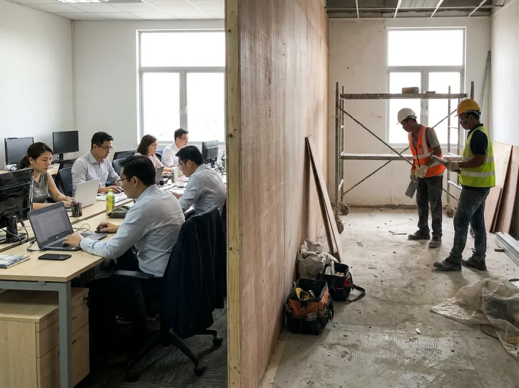 Renovating while staying in occupation