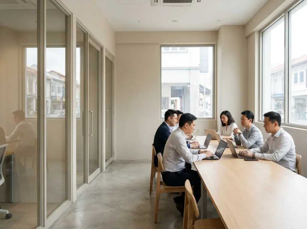 6. Small office interior design - buy volume, not floor area