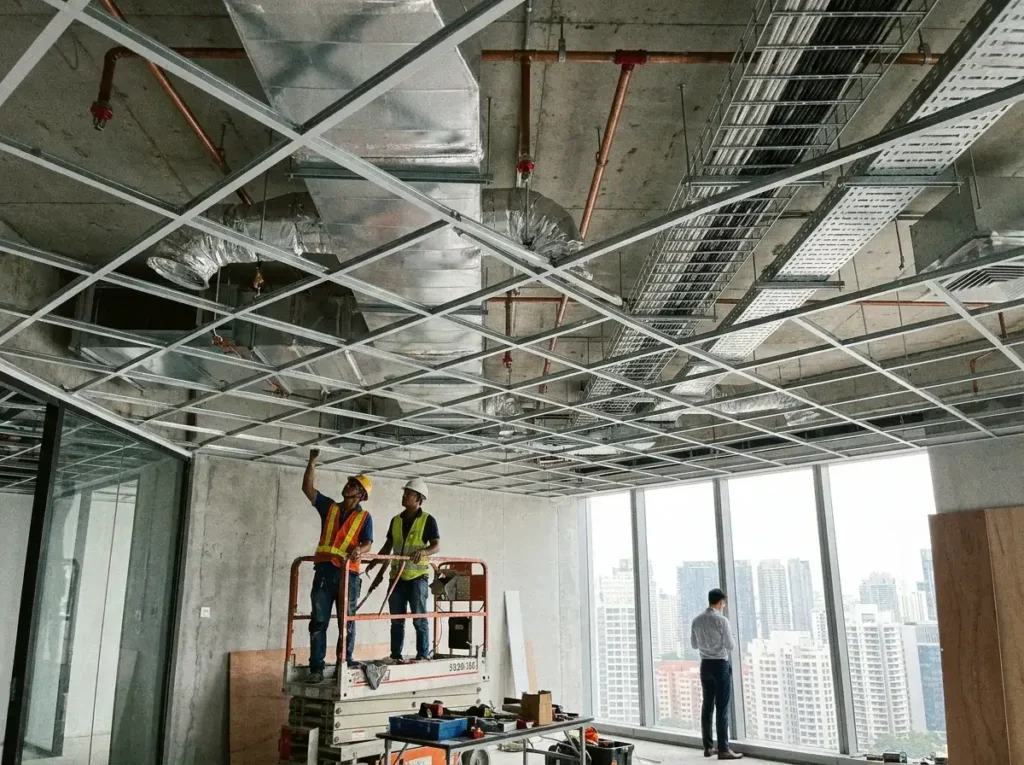 How ceilings and partitions interact with everything else